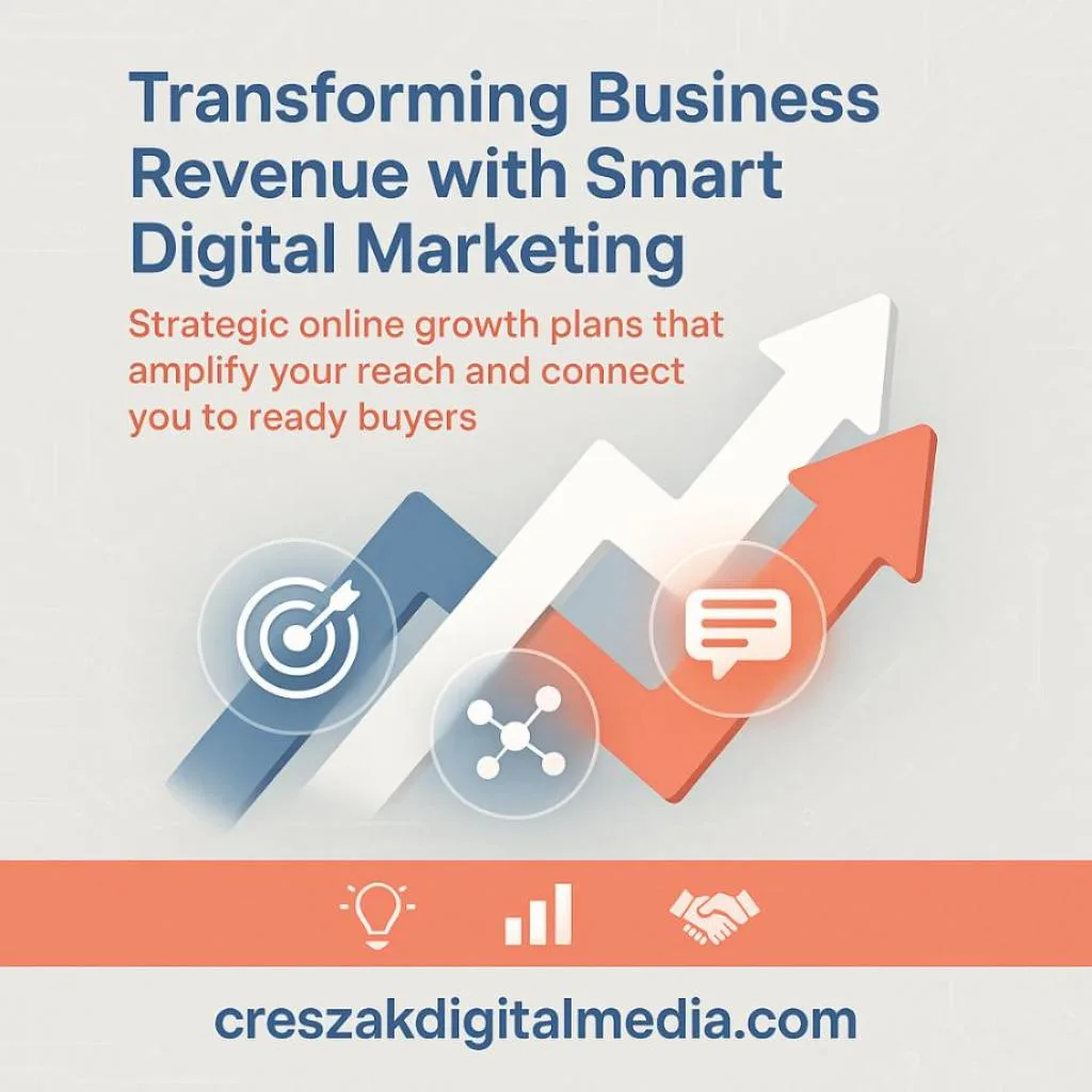 CresZak Digital Media shows how Digital Marketing Services transform business revenue.